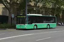 MAN Lions City der Margarethen Bus AG, auf der Linie 46, fährt zur Endstation am badischen Bahnhof. Die Aufnahme stammt vom 03.07.2019.
