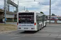 Am 23.06.2018 fuhr ZS-836GM durch Stettin. Aufgenommen wurde ein Mercedes Benz Citaro L der ersten Generation.