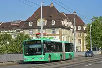 Mercedes Citaro 701, auf der Linie 50, fährt zur Endstation am Bahnhof SBB. Die Aufnahme stammt vom 14.07.2019.