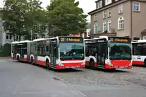 Hochbahn Hamburg Mercedes Benz Citaro 2 G Wagen 3829 und 7453 am 14.07.19 in Altona 