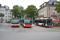 Hochbahn Hamburg Mercedes Benz Citaro 2 G Wagen 3829 und 7453 am 14.07.19 in Altona 