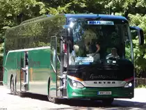 Setra 517 HD von Hallgrens aus Schweden am Königsstuhl am 04.06.2016