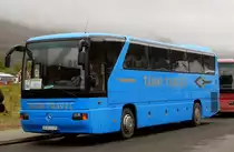 Mercedes Reisebus am 14.06.19 in Seydisfjördur