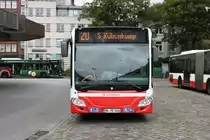 Hochbahn Hamburg Mercedes Benz Citaro 2 G Wagen 7458 am 14.07.19 in Altona 