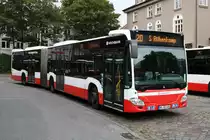Hochbahn Hamburg Mercedes Benz Citaro 2 G Wagen 7458 am 14.07.19 in Altona 