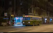 BERNMOBIL historique an der Museumsnacht Bern am 25. März 2019.<br>
FBW Unterflurbus 157 an der Haltestelle Universität.