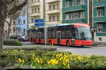 VB-TPB ST5 99 am 14. April 2019 auf der Linie 1 am Kreisel Murtenstrasse.