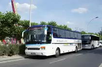 Bus Mainz: Setra S 250 Spezial von D.Schmitz-Reisen aus Kürten, aufgenommen im Juni 2019 am Mainzer Rheinufer.