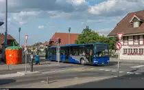 Bahnersatz wegen Bauarbeiten Köniz - Schwarzenburg.<br>
Citaro ex VZO 51 am 13. Juli 2019 im Könizer Zentrum.