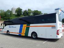 Mercedes Tourismo von Bak Reizen Alkmaar aus den Niederlanden im Stadthafen Sassnitz am 30.06.2016