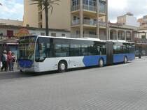 24.11.08,MB-CITARO der EMT Nr.222 an der Platja de Palma auf Mallorca/Spanien.