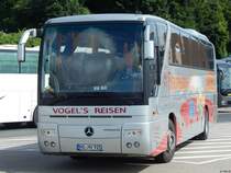 Mercedes Tourismo von Vogel aus Deutschland im Stadthafen Sassnitz am 19.07.2016