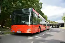 H-FE 604 ist am 05.08.2018 für die S-Bahn Berlin GmbH als SEV unterwegs. Aufgenommen wurde ein MAN / Bahnhof Wannsee.