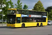 B-V 3110 fuhr am 05.08.2018 auf der Linie 316. Aufgenommen wurde ein MAN Lion's City DD / Berlin Wannsee.