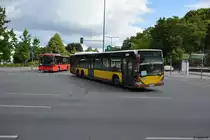 B-EX 547 (Mercedes Benz Citaro Ü Facelift) + L-RL 444 (Mercedes Benz Citaro L) ist am 05.08.2018 für die S-Bahn Berlin GmbH als SEV unterwegs.