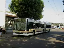 AZZK Nr. 57 (Mercedes Citaro Facelift O530G) am 4.7.2019 beim Bhf. Tiefenbrunnen