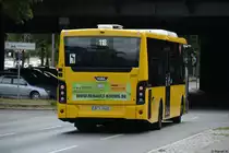 B-V 2431 fuhr am 05.08.2018 auf der Linie 118. Aufgenommen wurde ein VDL Citea / Berlin Wannsee.