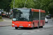 H-FE 603 ist am 05.08.2018 für die S-Bahn Berlin GmbH als SEV unterwegs. Aufgenommen wurde ein MAN / Bahnhof Wannsee.