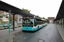 Stadtverkehr Maintal Mercedes Benz Citaro 2 Wagen 233 am 15.08.19 in Frankfurt Enkheim 
