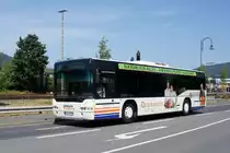 Bus Miltenberg / Bus Unterfranken: Neoplan Centroliner Ü (Neoplan N 4416 Ü) der Ehrlich Touristik GmbH & Co. KG, aufgenommen im Juli 2019 am Bahnhof von Miltenberg (Bayern).