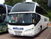 Neoplan Cityliner von Müller aus Deutschland im Stadthafen Sassnitz am 23.08.2016