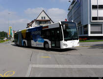 Zugerland - Mercedes Citaro Nr.74 unterwegs in der Stadt Zug am 24.08.2019