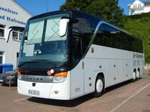 Setra 416 HDH von VTG Vertriebs- und Transportgesellschaft aus Deutschland im Stadthafen Sassnitz am 17.09.2017