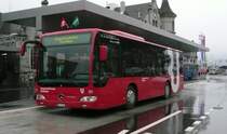 Stadtbus Rapperswil-Jona, 8640 Rapperswil SG, Nr. 201: MB 530 Citaro K (Facelift, 10,5 m) ZH 745'201 (Verkehrsbetriebe Z�richsee Oberland VZO, 8627 Gr�ningen ZH) am 10. Dezember 2008 anl�sslich der Er�ffnung der neuen Busstation Rapperswil Bahnhof