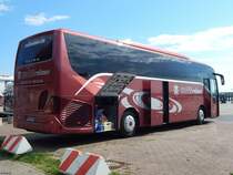 Setra 515 HD von Milli Reisen aus Deutschland im Stadthafen Sassnitz am 17.09.2017