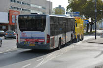 Am 20.10.2018 wurde BV-PN-70 aufgrund einer Störung am Fahrzeug abgeschleppt. Aufgenommen wurde ein Mercedes Benz Citaro I Facelift / Rotterdam Leuvehaven.