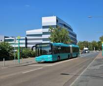 ICB Solaris Urbino 18 Wagen 390 am 31.08.19 in Frankfurt Blustspendedienst