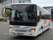 Setra 416 UL von Tonne aus Deutschland in Neubrandenburg am 22.09.2017