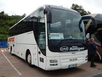 MAN Lion's Coach von Bushandel Röttgen und angemietet von Jostes aus Deutschland im Stadthafen Sassnitz am 23.09.2017