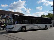 Auf der Linie 50 die nach Oberreut über Bulach führt ist hier der KA VK 710 der VBK im Einsatz. Gesichtet am 31 Mai 2019 am HBF in Karlsruhe.