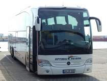 Mercedes Travego von Althoff aus Deutschland im Stadthafen Sassnitz am 24.09.2017