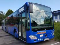 Hier wartet der neue PF ER 159 von Eberhardt Reisen (Leihwagen für Seiz Reisen) auf seinen nächsten Einsatz. Erwischt am 7.6.2019 in Vaihingen an der Enz.