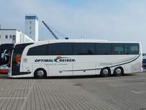 Mercedes Travego von Althoff aus Deutschland im Stadthafen Sassnitz am 24.09.2017