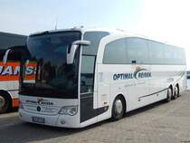 Mercedes Travego von Althoff aus Deutschland im Stadthafen Sassnitz am 24.09.2017