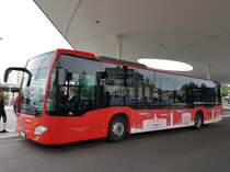 Hier ist der KA SB 683 von der RVS (Südwestbus) auf der Buslinie 734 nach Knittlingen im Einsatz. Gesichtet am 11.06.2019 am Pforzheimer Hauptbahnhof.