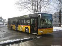 Auch ein Bild vom letzten Tag der Postautos in Iberg durfte nicht fehlen. Da sich die Haltestellen neben dem Restaurant Kl�sterli befindet, geriet der Name ''Iberg'' in der Bev�lkerung zur Vergessenheit, das Postauto, resp. zuk�nftig der Bus wendet beim Kl�sterli... CitaroII Nr. 222 am 13.12.08 bei der Haltestelle Kl�sterli, �hhh Iberg :-P