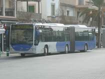 24.11.08,MB-CITARO der EMT Nr.220 an der Platja de Palma auf Mallorca/Spanien.