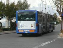 24.11.08,MB-CITARO der EMT Nr.222 an der Platja de Palma auf Mallorca/Spanien.