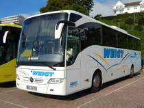 Mercedes Tourismo von Weigt aus Deutschland im Stadthafen Sassnitz am 03.10.2017