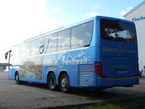 Setra 416 GT-HD von Klemm aus Deutschland (ex Ume Buss) im Stadthafen Sassnitz am 03.10.2017