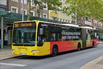 Mercedes Benz Citaro gesehen in den Straßen von Bremerhaven.  Sept.19