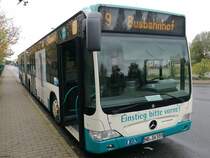 Mercedes Citaro II der Neubrandenburger Verkehrsbetriebe in Neubrandenburg am 05.10.2017