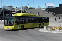 TRONDHEIM (Fylke Trøndelag), 29.05.2018, Bus Nr. 660 der AtB (das ist der kommunale Verkehrsträger) als Buslinie 46 beim Bahnhof Trondheim