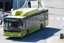 TRONDHEIM (Fylke Trøndelag), 30.05.2018, Bus Nr. 636 der AtB (das ist der kommunale Verkehrsträger) als Buslinie 55 in Richtung Stadtzentrum