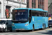 TRONDHEIM (Fylke Trøndelag), 30.05.2018, Bus Nr. N1493 der AtB (das ist der kommunale Verkehrsträger) als Buslinie 310 in Richtung Fannrem