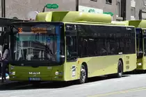 TRONDHEIM (Fylke Trøndelag), 30.05.2018, Bus Nr. 637 der AtB (das ist der kommunale Verkehrsträger) als Buslinie 36 in Richtung Stadtzentrum